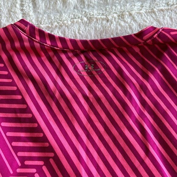 Pink Base layer Under Armour Fitted Long Sleeve Coldgear coupe shirt medium - Picture 4 of 8
